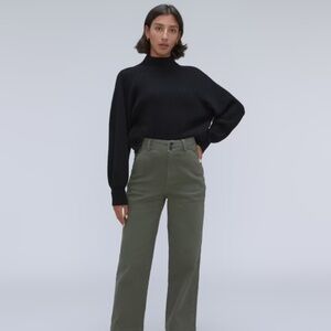 NWT Everlane Organic Wide Leg Pants in Kambaba (Size 2)